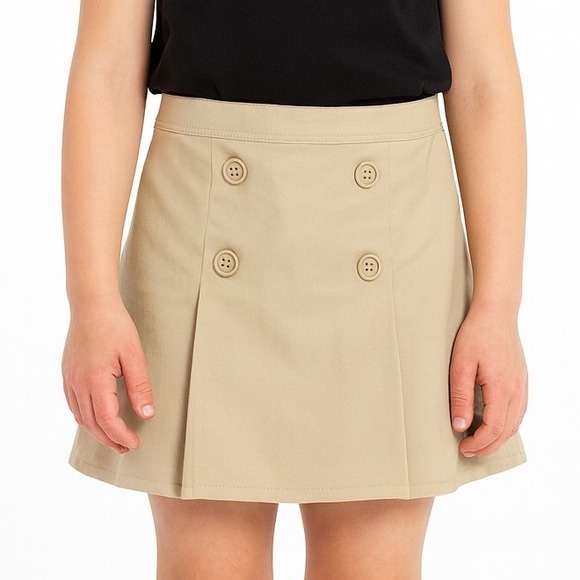 The Children's Place Other - The Childrens Place Skirt Skort‎ Khaki School Uniform Classic Pleated Preppy NEW